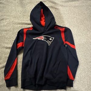 Patriots Hoodie Sweatshirt, Large Youth